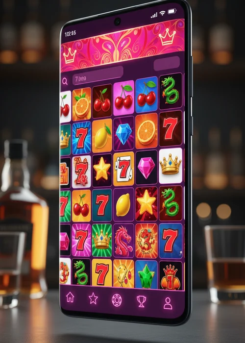 Luxurious casino interface of Rich Boy Casino displaying a welcome bonus banner and slot games.
